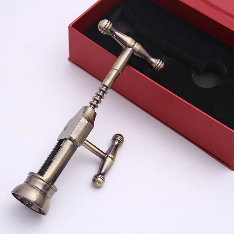 Professional Wine Opener, Retro Corkscrew Zinc Alloy with for Waiters Wbb17231