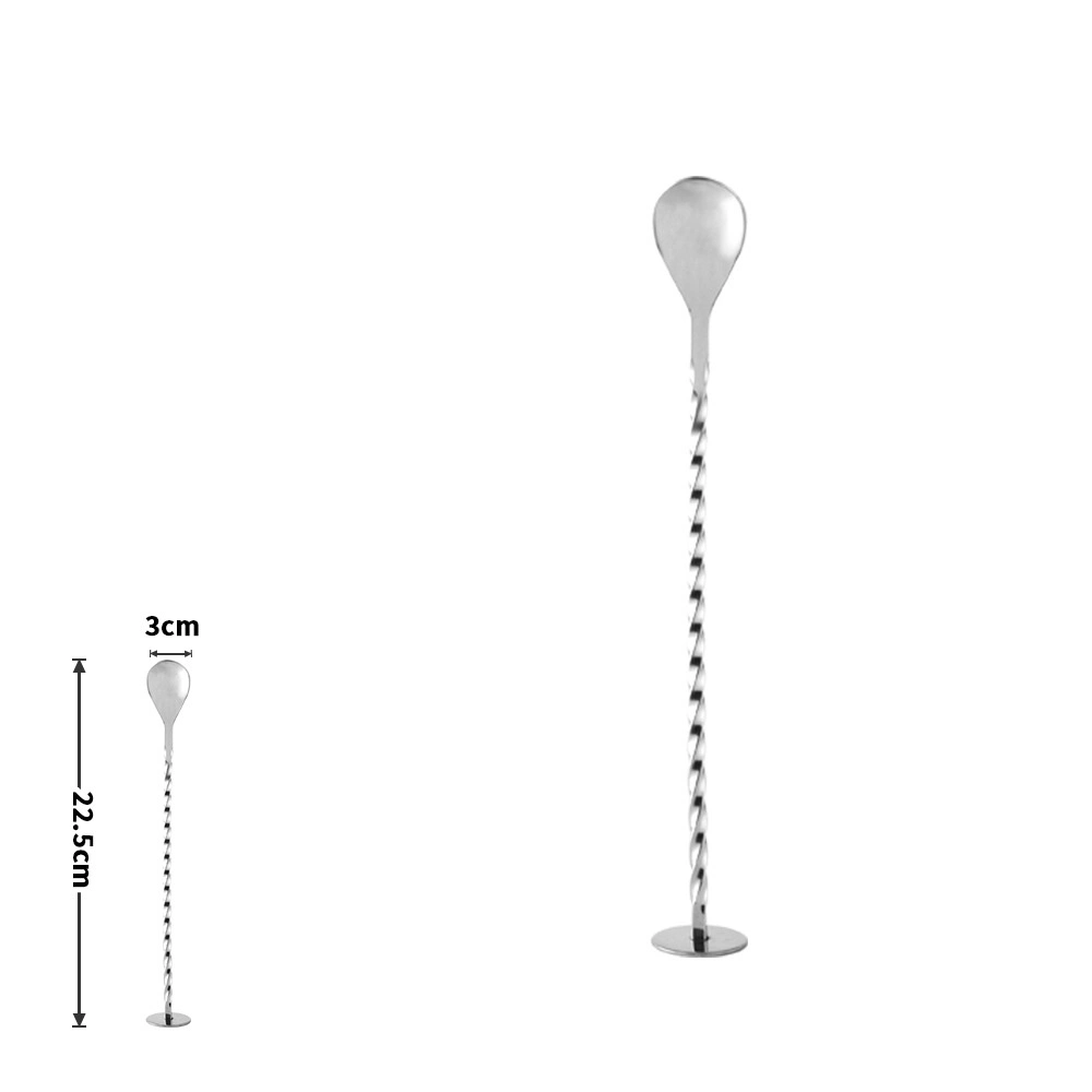 Stainless Steel Bar Tools Mixing Barware Drink Cocktail Bar Spoon