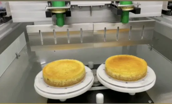 Ensemble complet de ligne de gâteau de barre industrielle avec coupeur sonique à grande vitesse